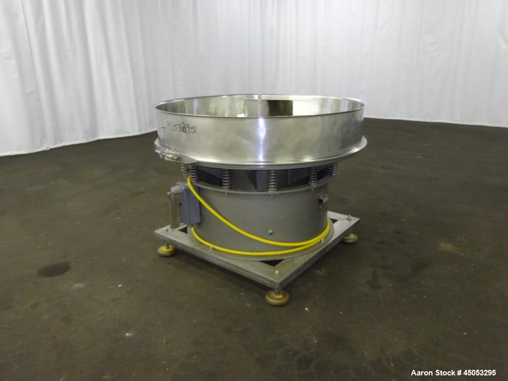 Used Sweco Screener, Model LS48S86, 316 Stainless Steel. 
