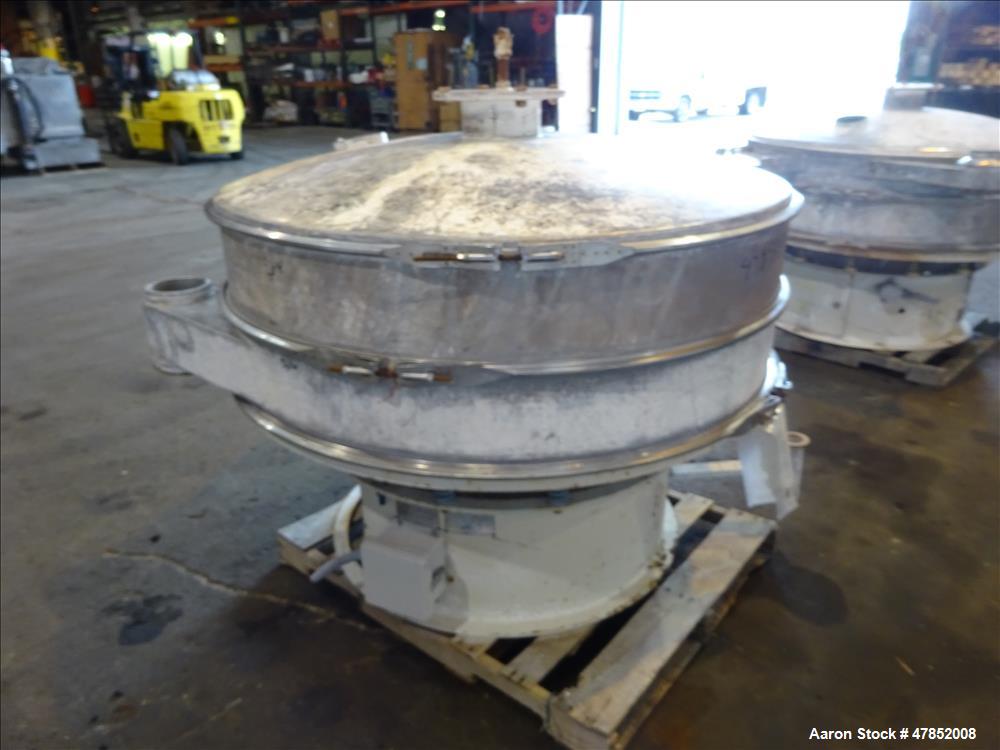 Used Sweco 60" Vibro Energy Separator, Model LS60-D88, 304 Stainless Steel.
