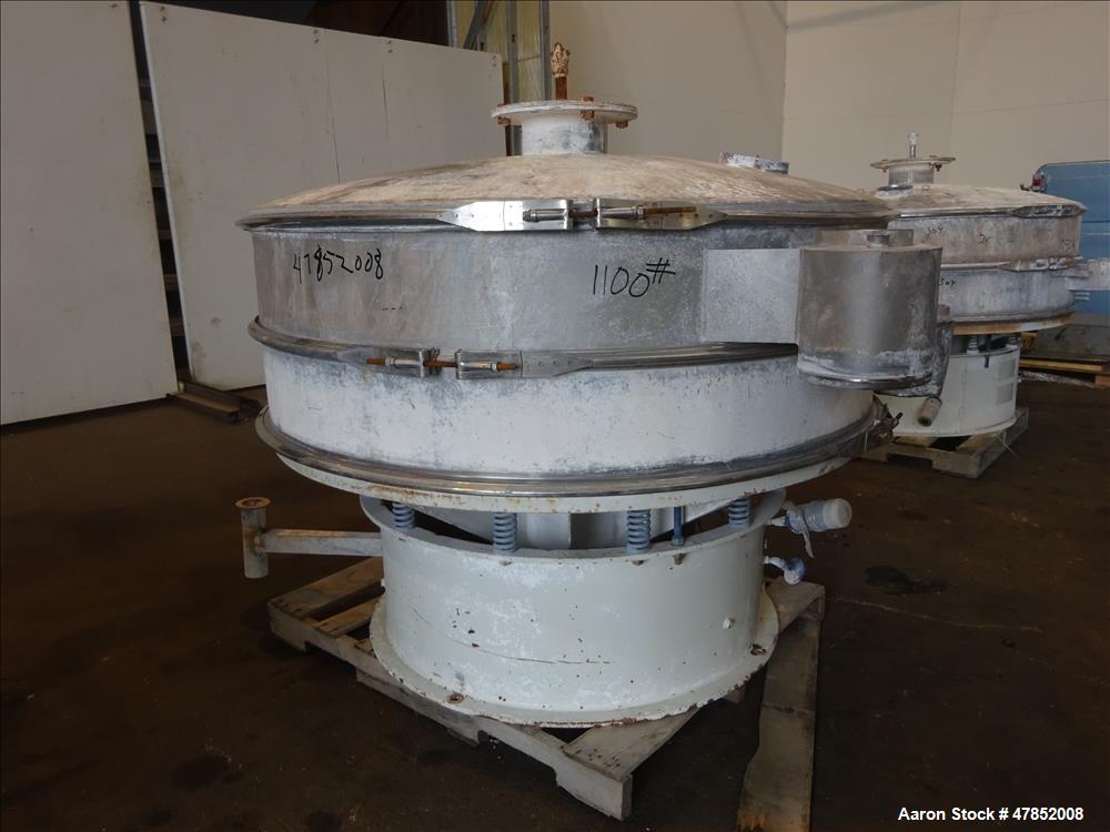 Used Sweco 60" Vibro Energy Separator, Model LS60-D88, 304 Stainless Steel.