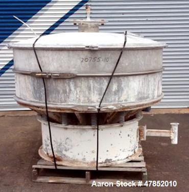 Used Sweco 60" Vibro Energy Separator, Model LS60C88, Stainless Steel.