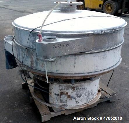 Used Sweco 60" Vibro Energy Separator, Model LS60C88, Stainless Steel.