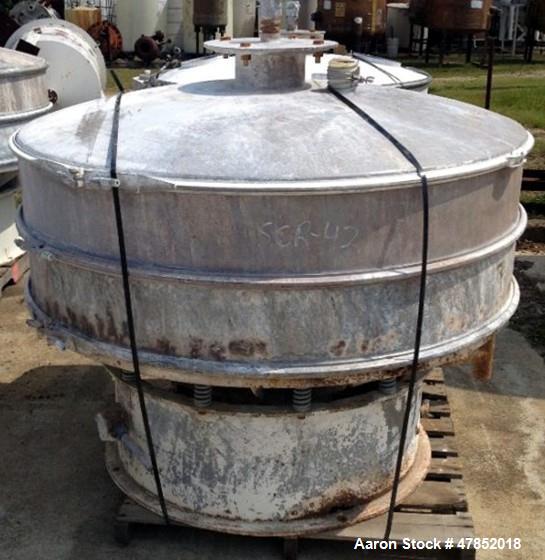 Used Sweco 60" Vibro Energy Separator, Model LS60C88, Stainless Steel.