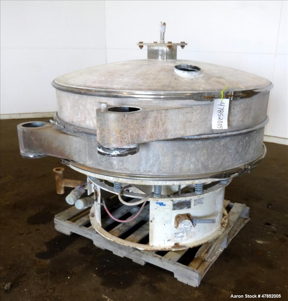 Used Sweco 60" Vibro Energy Separator, Model LS60CCC, Stainless Steel.