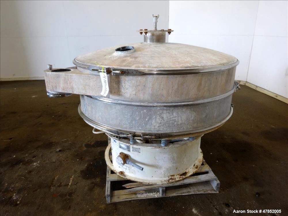 Used Sweco 60" Vibro Energy Separator, Model LS60CCC, Stainless Steel.