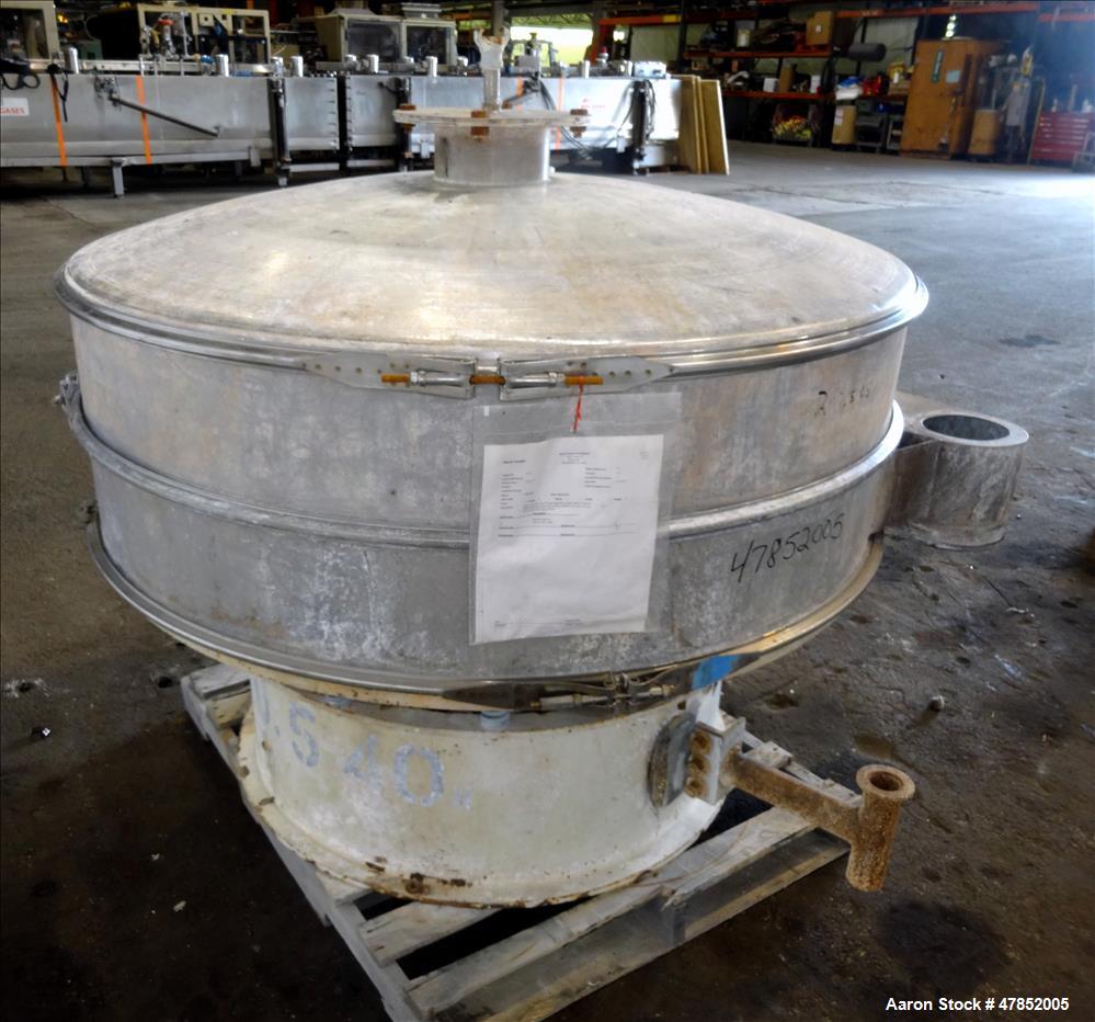 Used Sweco 60" Vibro Energy Separator, Model LS60CCC, Stainless Steel.