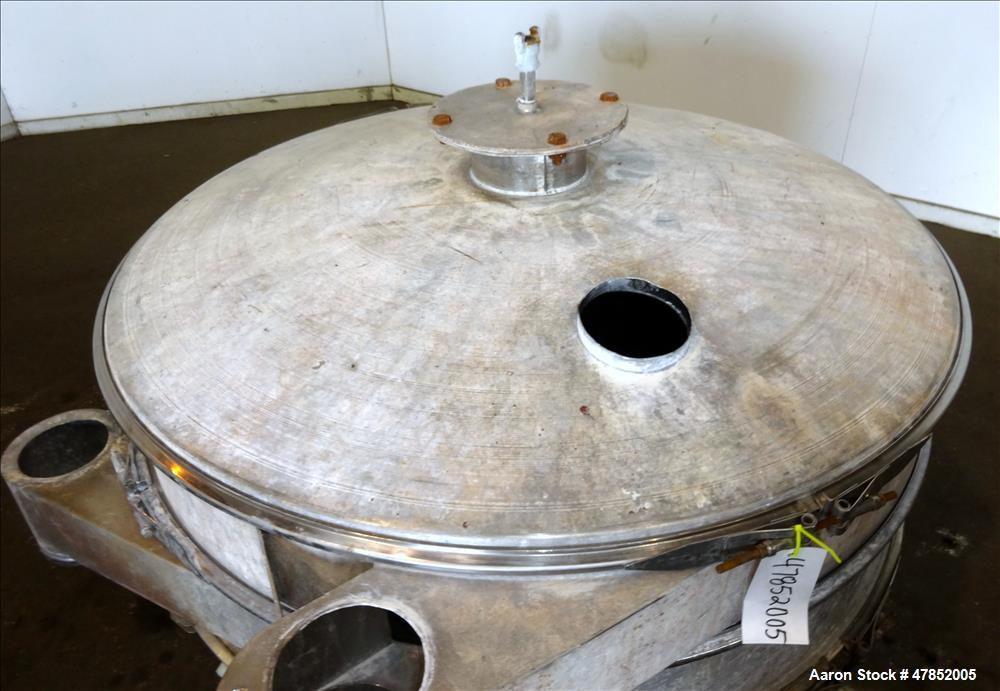 Used Sweco 60" Vibro Energy Separator, Model LS60CCC, Stainless Steel.