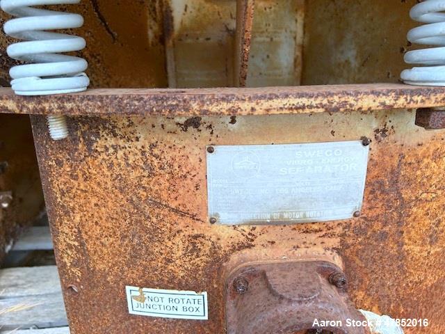 Used Sweco 60" Vibro Energy Separator – Model LS60C, Stainless Steel, Single Deck