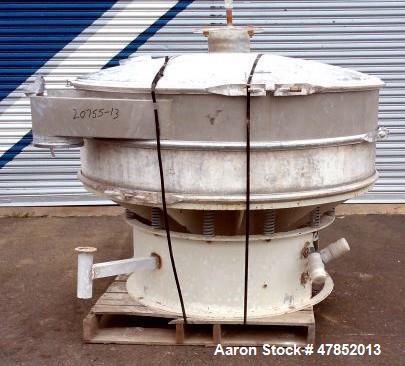 Used Sweco 60" Vibro Energy Separator, Model LS60D88, Stainless Steel.