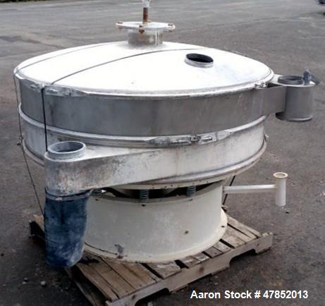 Used Sweco 60" Vibro Energy Separator, Model LS60D88, Stainless Steel.