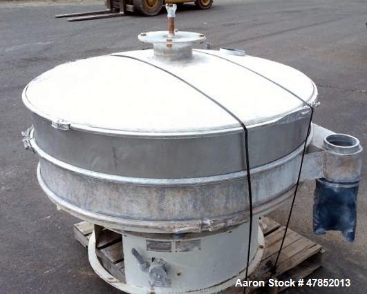 Used Sweco 60" Vibro Energy Separator, Model LS60D88, Stainless Steel.