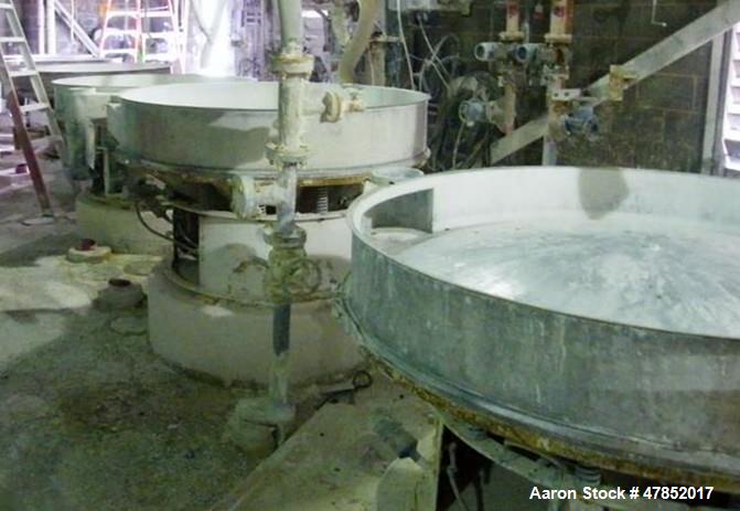 Used Sweco 60" Vibro Energy Separator, Model LS60D88, Stainless Steel.