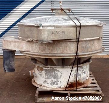 Used Sweco 60" Vibro Energy Separator, Model LS60S8888, Stainless Steel.