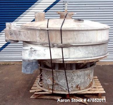 Used- Sweco 60" Vibro Energy Separator, Model LS60S8888, Stainless Steel.