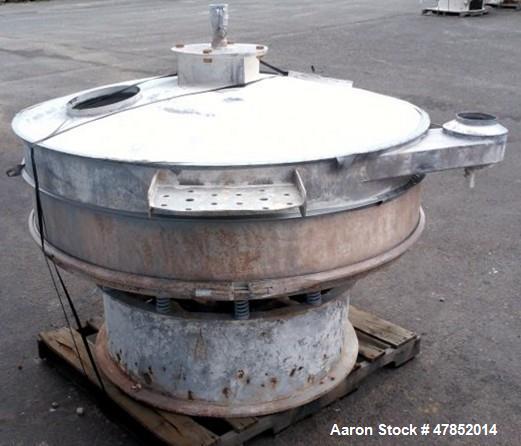 Used- Sweco 60" Vibro Energy Separator, Model LS60S8888, Stainless Steel.