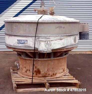 Used Sweco 60" Vibro Energy Separator, Model LS60S8888, Stainless Steel.