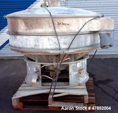 Used Sweco 60" Vibro Energy Separator, Model LS60S888, Stainless Steel.