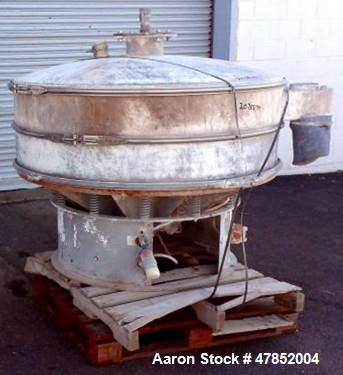 Used Sweco 60" Vibro Energy Separator, Model LS60S888, Stainless Steel.
