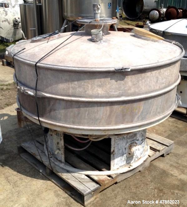 Used- Sweco 60" Vibro Energy Separator, Model LS60S88, Stainless Steel.