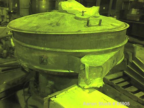 USED: Sweco screener model LS60. Stainless steel, 2 deck, open top. 2.5 hp motor, 3 phase, 1200 rpm.