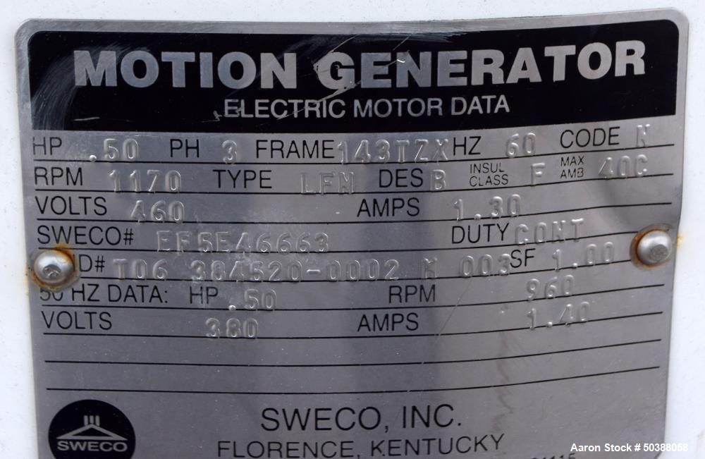 Sweco 40" Diameter Screener