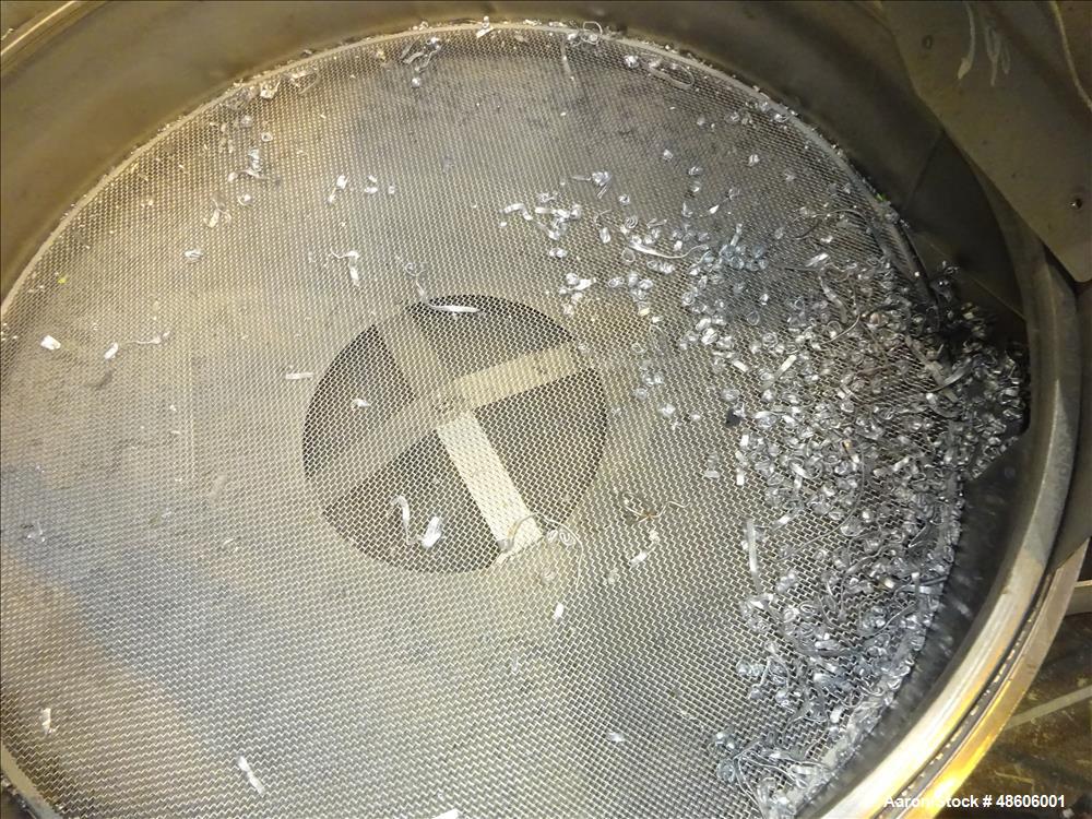 Used Sweco Screener / Separator, Model MX48S888TL, 48" Diameter, 304 Stainless