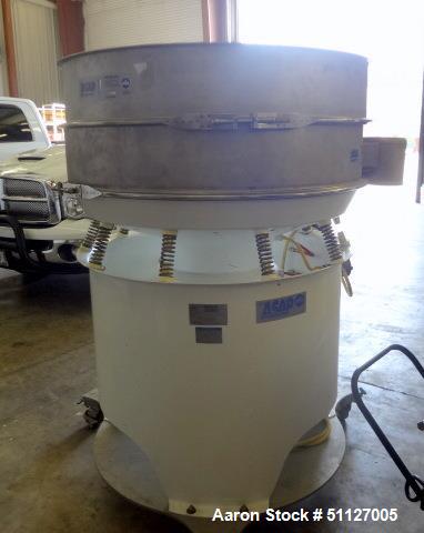 Used Sweco 48" Screener, Model MX48S88CBHSTLWCXB, Stainless Steel.