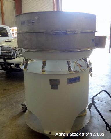 Used- Sweco 48" Screener, Model MX48S88CBHSTLWCXB, Stainless Steel.