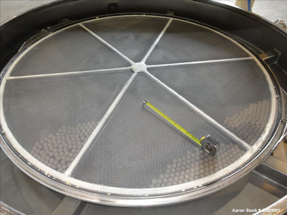 Used Sweco Pneumatic In-Line Pressure Sifter, Model PS60S241212, 304 Stainless