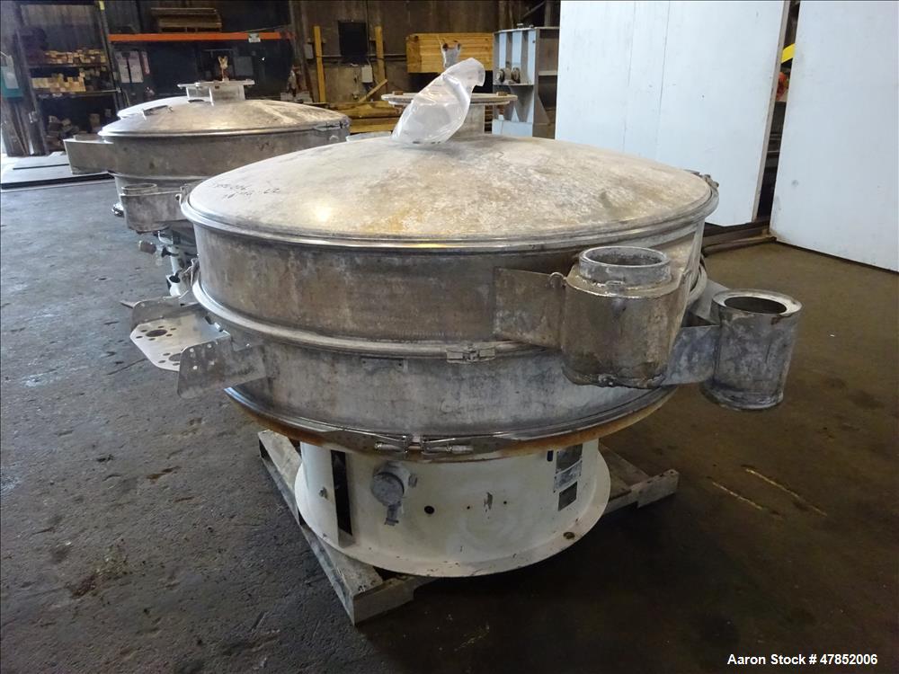 Used Sweco 60" Vibro Energy Separator, Model QC60S8156, 304 Stainless Steel.