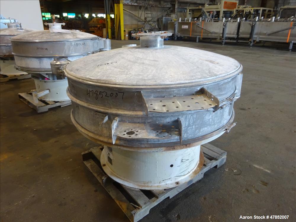 Used Sweco 60" Vibro Energy Separator, Model QC60S8156, Stainless Steel.