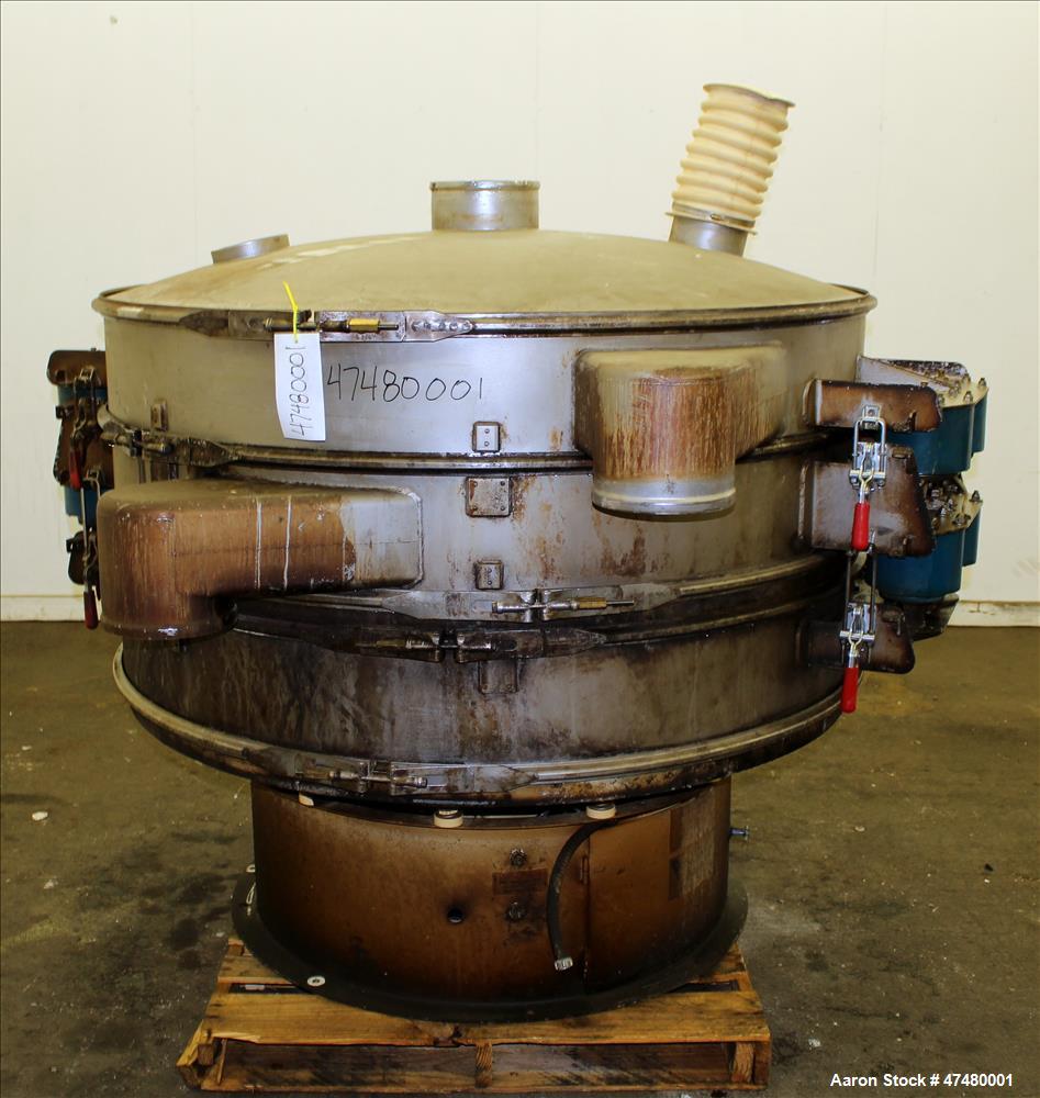 Used Sweco Screener, Model QC60S8288, 304 Stainless Steel.