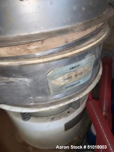 Used Sweco Screener, Model S18S3333