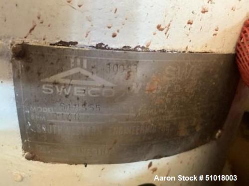 Used- Sweco Screener, Model S18S3333