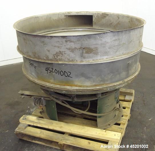 Used Stainless Steel Sweco Screener, Model S48C8886-1