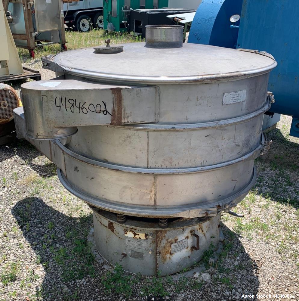 Used Sweco 48" Screener, Model S48S688, 316 Stainless Steel.