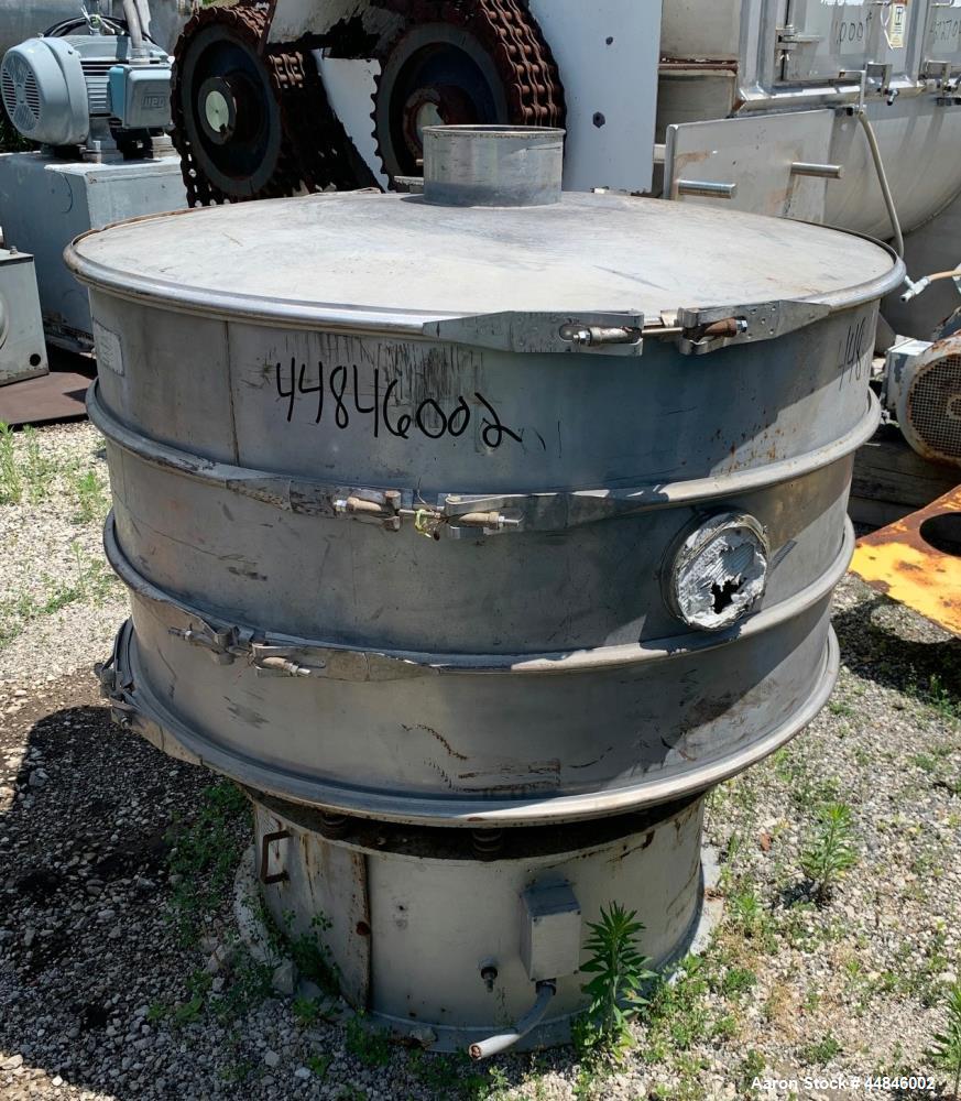 Used Sweco 48" Screener, Model S48S688, 316 Stainless Steel.