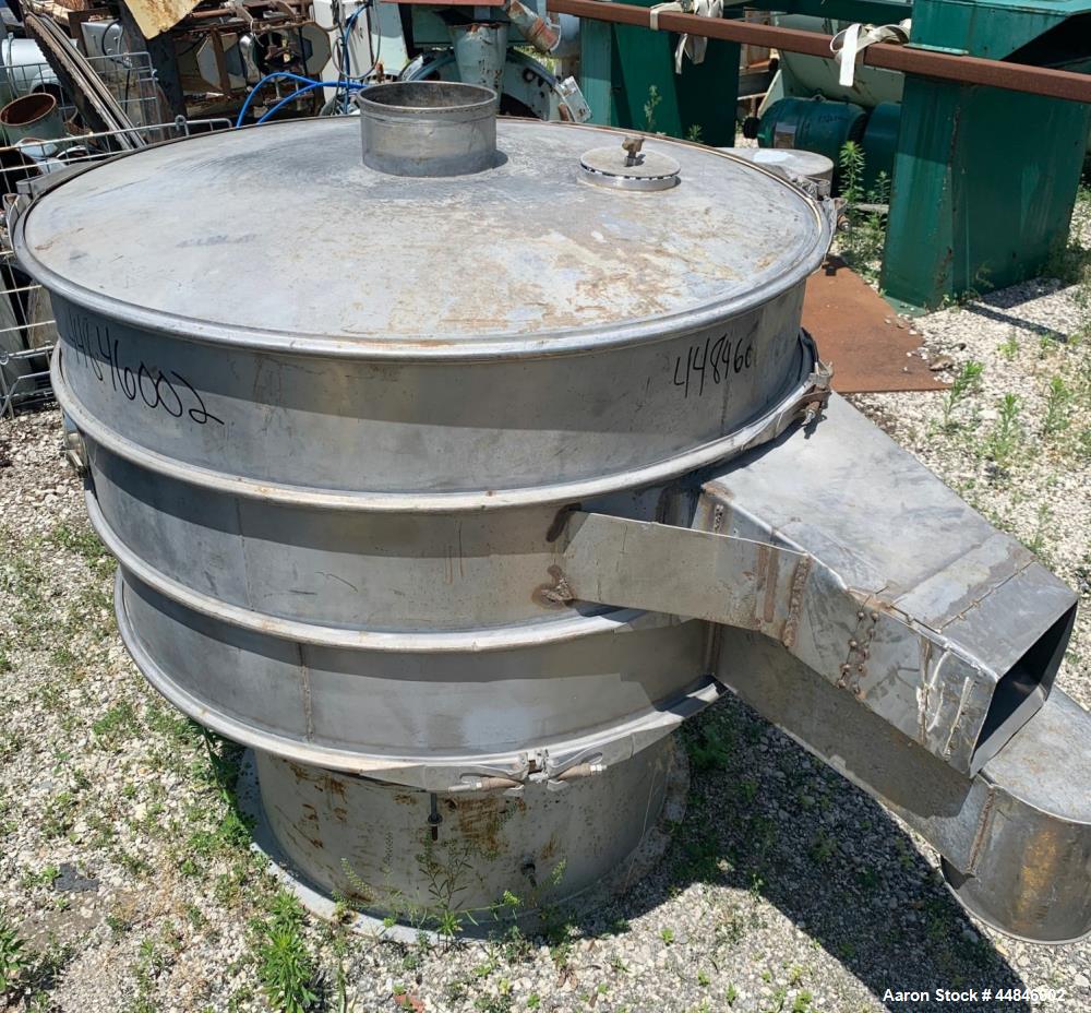 Used Sweco 48" Screener, Model S48S688, 316 Stainless Steel.