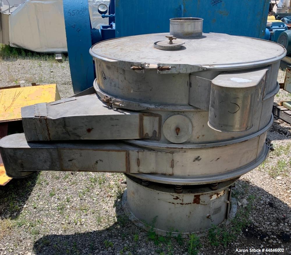 Used Sweco 48" Screener, Model S48S688, 316 Stainless Steel.