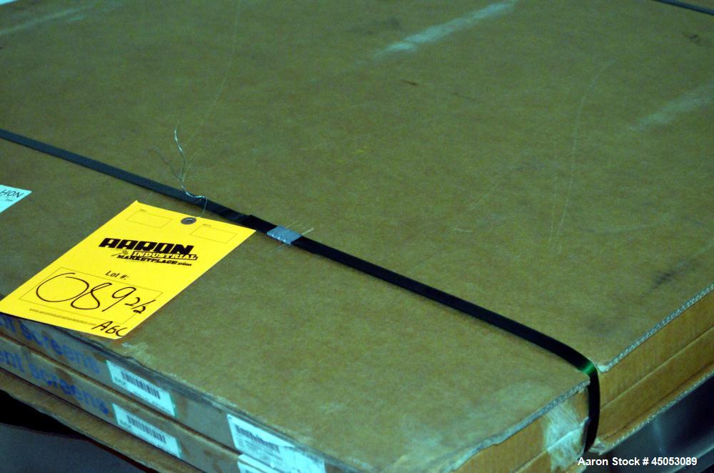 Used Sweco Screener, Model S48S86, Stainless Steel. 48" Diameter single deck, 2 separation, no top cover, approximate 1hp motor. Mounted on a carbon steel base, and frame. Serial# C-262-6.
