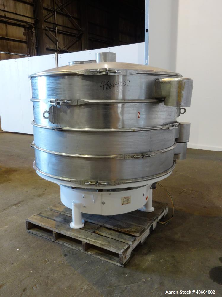 Used Sweco Screener, Model SS60S, 304 Stainless Steel.