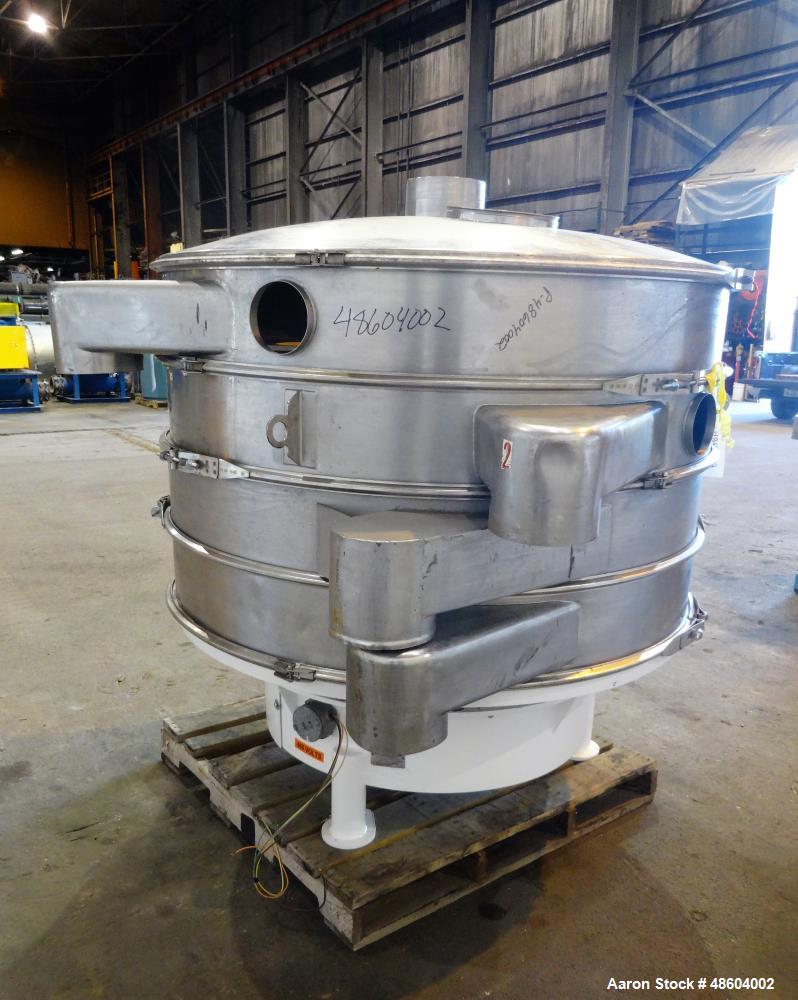 Used Sweco Screener, Model SS60S, 304 Stainless Steel.
