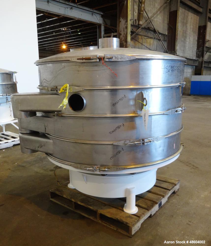 Used Sweco Screener, Model SS60S, 304 Stainless Steel.