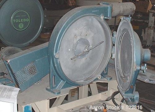 USED: Sweco centrifugal screener, model TS18, with 3 hp motor. 4" inlet, 4" outlet, 3" discharge. Aluminum and stainless steelconstruction. Cincinnati pressure blower model PB-12 included, with1.5 hp...