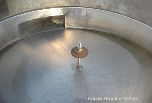 Used Sweco Separator, Model US48S68. 304 Stainless Steel. 48" diameter, single deck, 2 separation, no top cover. Driven by a 1 HP 3/60/440 Volt, 1155 RPM motor. Mounted on a carbon steel base