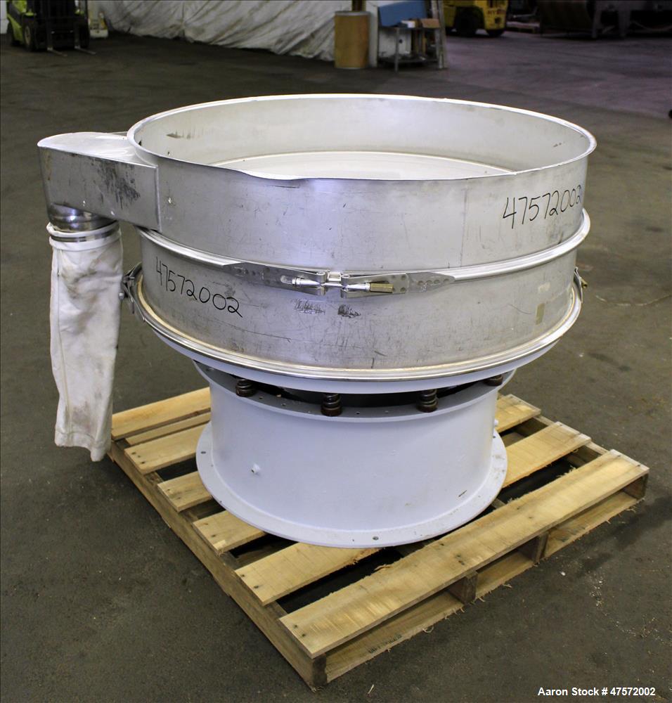 Used Sweco Screener, Model US48S888, 304 Stainless Steel.
