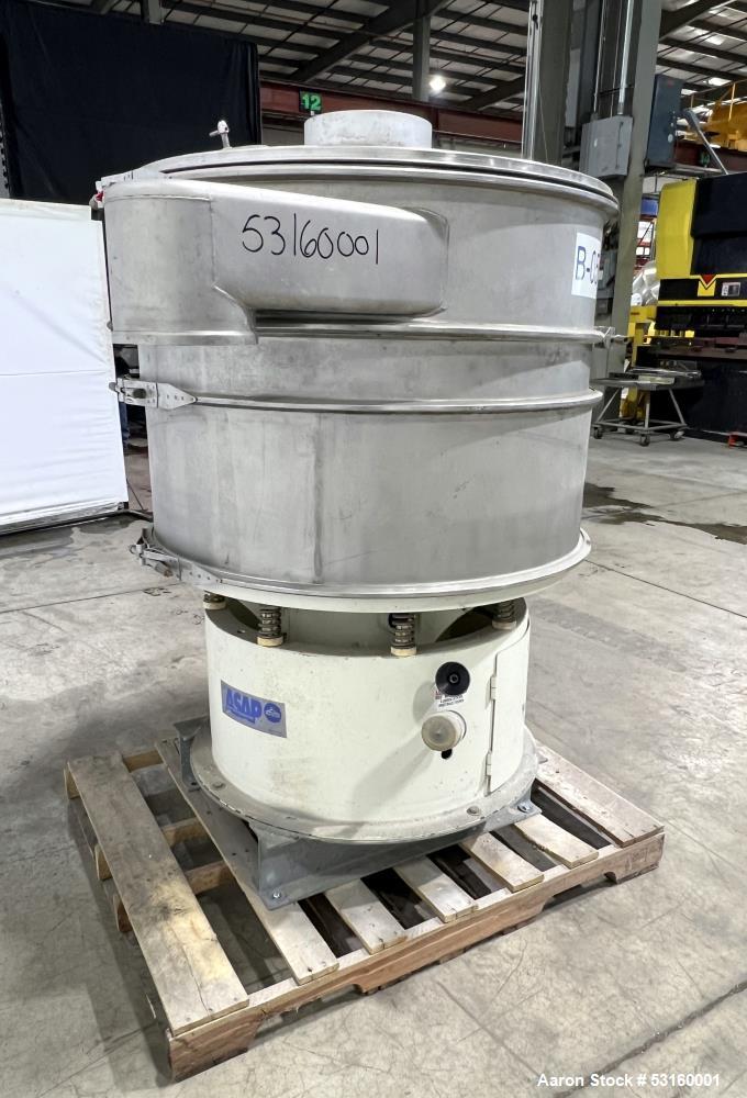 Sweco 40" Diameter Model XS40S1248P4SFTLW6 Stainless Steel Screener