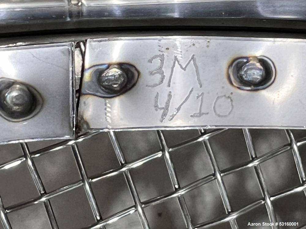 Sweco 40" Diameter Model XS40S1248P4SFTLW6 Stainless Steel Screener