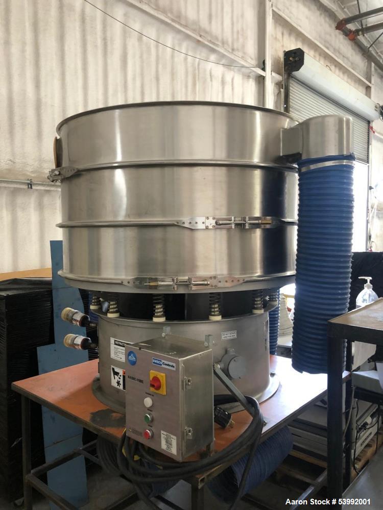 Used Sweco Separator, Vibro-Energy, 48" Stainless steel.  3 Deck.