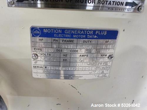 Used Sweco Vibrating Screener, Model XS48S666TLWC | 48” Diameter | 4-Deck Stainless Steel | 2.5 HP, 460V | Equipped with 26T, 28T & 60T Screens