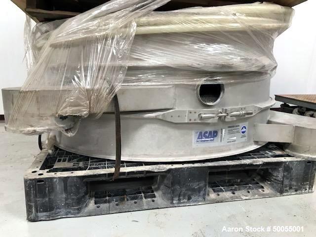 Used Sweco Separator, Model XS48S666TLUEWC, Stainless Steel.